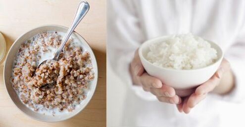 каша от елда и ориз за излизане от кето диетата