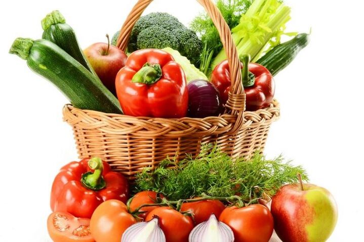 Зеленчукова кошница за диета 6 венчелистчета